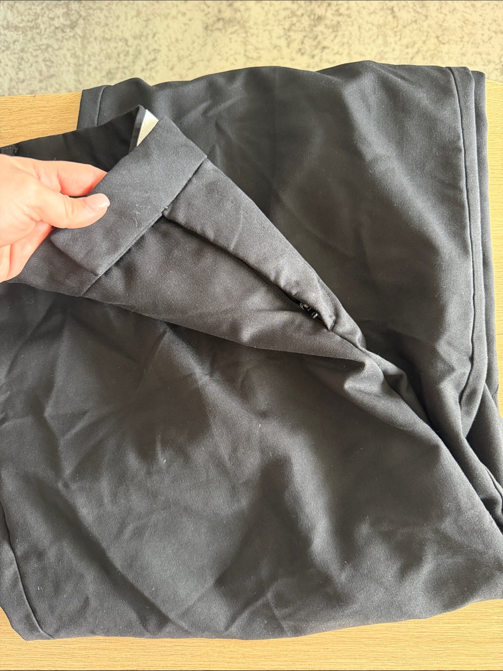Black Wide Legged Trousers (Size 20)